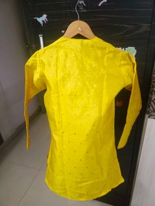 New unused Kids ethnic yellow partywear Kurta