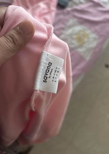 Elegant Pink Bodycon Dress with Mesh Neckline