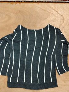 Striped Knit Sweater
