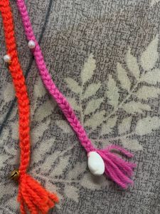 Boho Braided Hair Ties with Pearls &amp; Charms