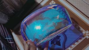 PLUM Iridescent Cosmetic Bag