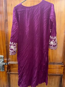 🌸Rayon Purple Kurta