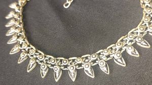 Traditional Oxidized Silver Anklets
