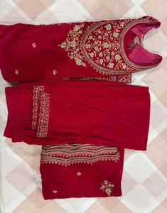 Elegant Pink Velvet Kurta with Intricate Embroider