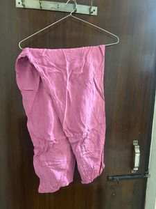 Elegant Pink Muslin Kurta Set with Dupatta