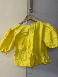 Yellow Puff Sleeves