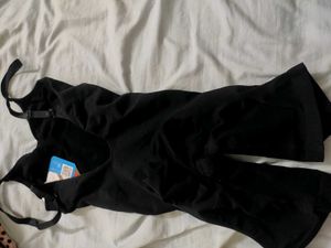 Backless black Bodysuit Shapewear