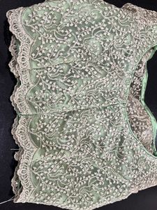 Designer Net Embroidered Blouse