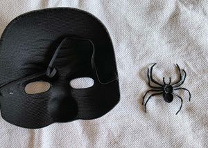 combo of santa cap.and Halloween  mask
