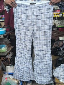 Dodo & Moa size L Textured Wide Leg Pants