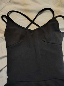 Black Backless Bodycon dress