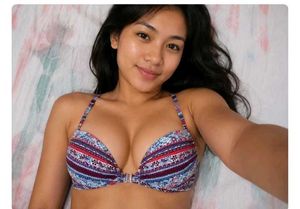 Boho Print Push-Up Bikini Top