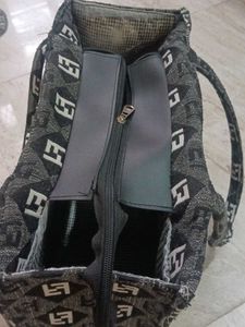 Patterned Tote Bag With Small New Pouch Free