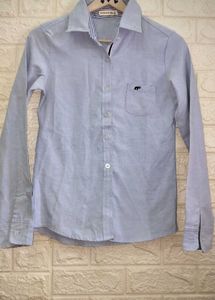 Classic Blue Button-Down Shirt