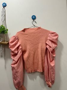 nude shade cute top