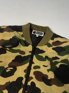 A Bathing Ape Camo Bomber Jacket