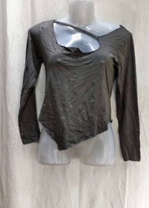Chic Cut-Out Long Sleeve Top