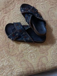 Stylish Embroidered Strap Sandals