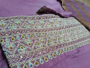 Stitched suit silk