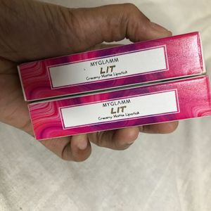 Myglamm Lit Creamy Matte Lipstick Pack of 2