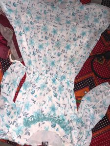 Floral Print Kurta