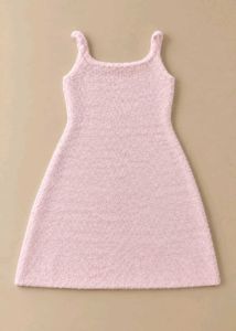 PASTEL PINK FUZZY TEXTURED SPAGHETTI STRAP MINI