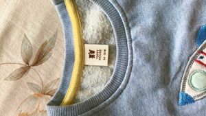Cute Blue Space Rocket Sweatshirt &amp; Jeans