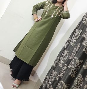 Rich Olive green kurta