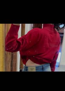🚨sale🚨Red Turtleneck Sweater