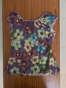 Y2K whimsy top