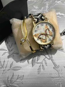 Beautiful Butterfly Watch with Bracelet