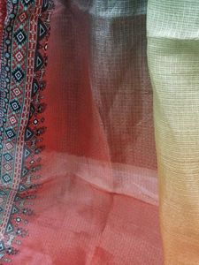 Stylish Ethnic Dupatta with Pom Poms