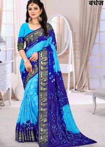 Beautiful Bandhani Saree
