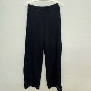 Black pants Straight cut