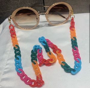 Brand New Rainbow Glasses Chain