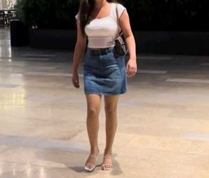 Classic Blue Denim Skirt