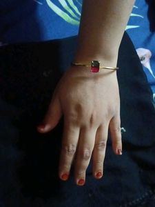 Anti turnish bracelet double colour stone