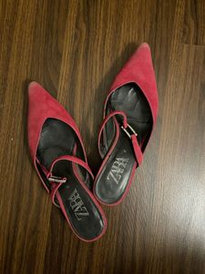 Stylish Red Pointed Toe Heels