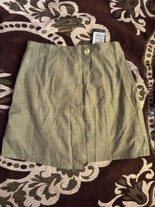 Plaid Mini Skirt