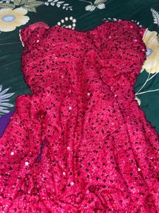 Stunning Red Sequin Bodycon Dress