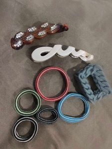 Assorted Hair Clips & Ties Set
