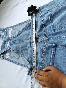 Denim Overall Skirt