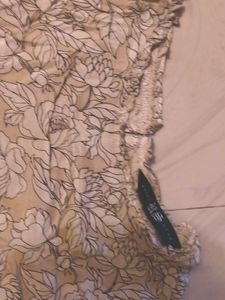 Boho Floral Lace Sleeve Top