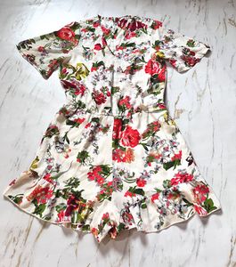 Floral Print Romper