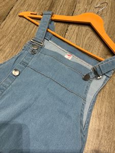 Blue Denim Pinafore Dress