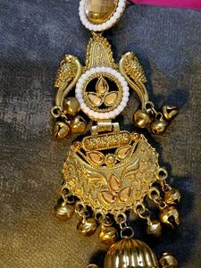 Exquisite Gold-Plated Jhumka Earrings