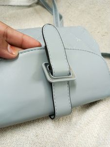 Beautiful 😍 Royal Grey Sling Bag ♥️And 2 Earrings