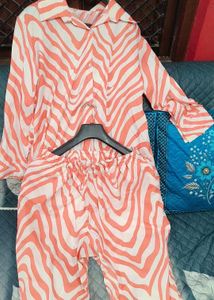 Trendy Zebra Print Co-ord Set