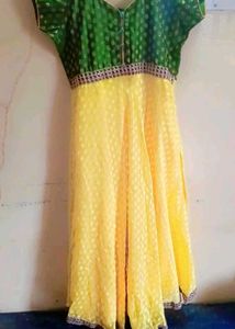 Beautiful Yellow Ethnic Gown