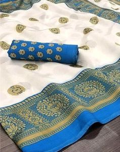 🔴CLEARANCE FESTIVE SALE PRICE 🔴✨️ Brand New Attractive Art Silk Floral Printed Saree With Blouse Piece 🔥